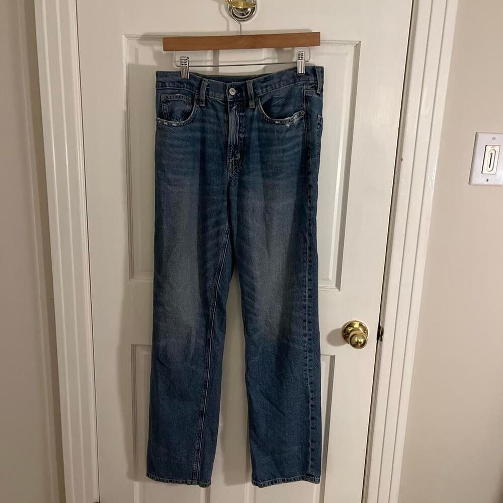 American-eagle Women's Blue and Navy Jeans
